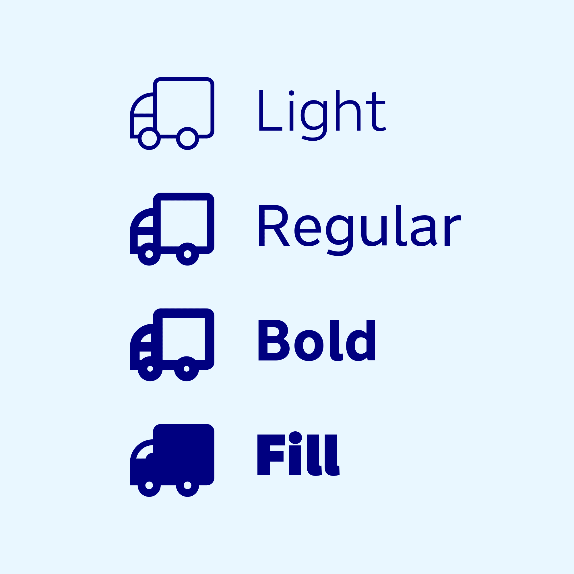 Shopicons Light, Regular, Bold & Fill
