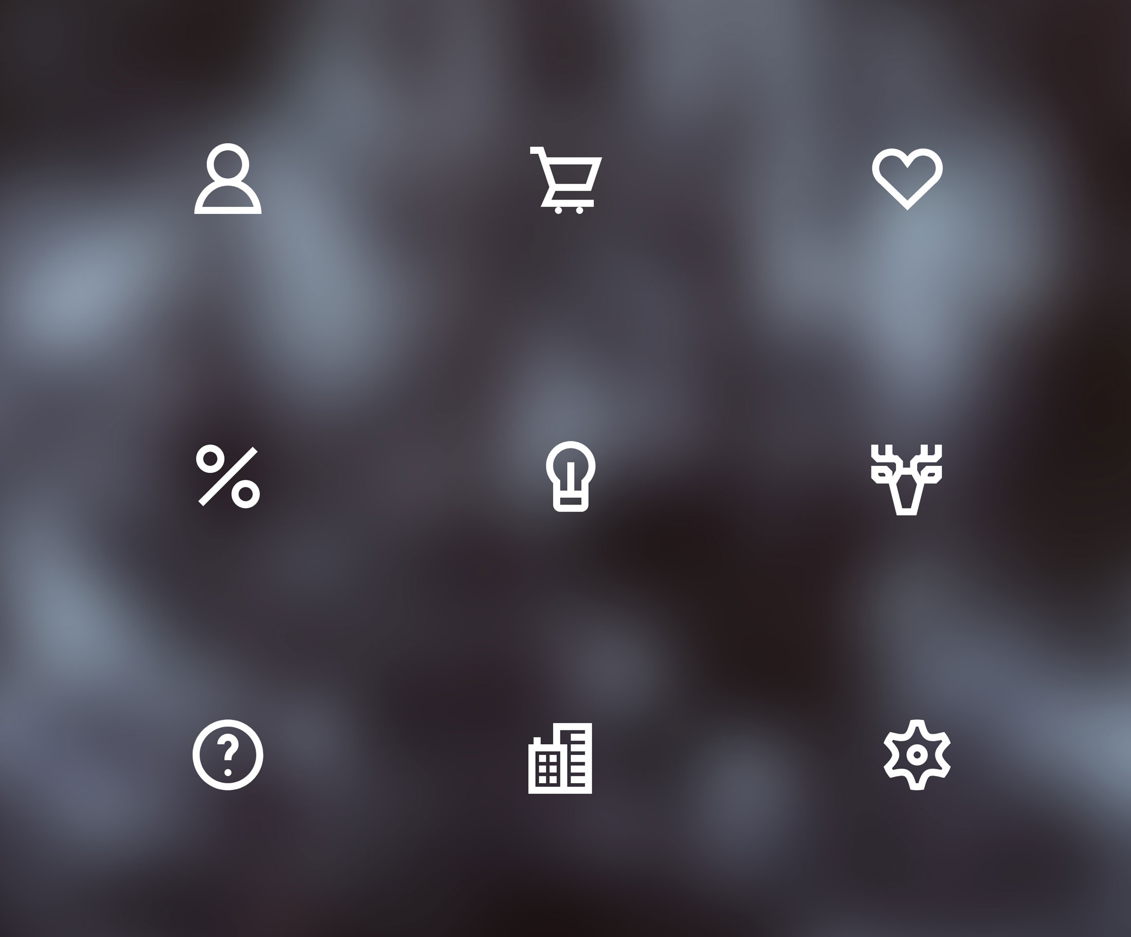 Darstellung der neuen Iconsprache für die Navigation