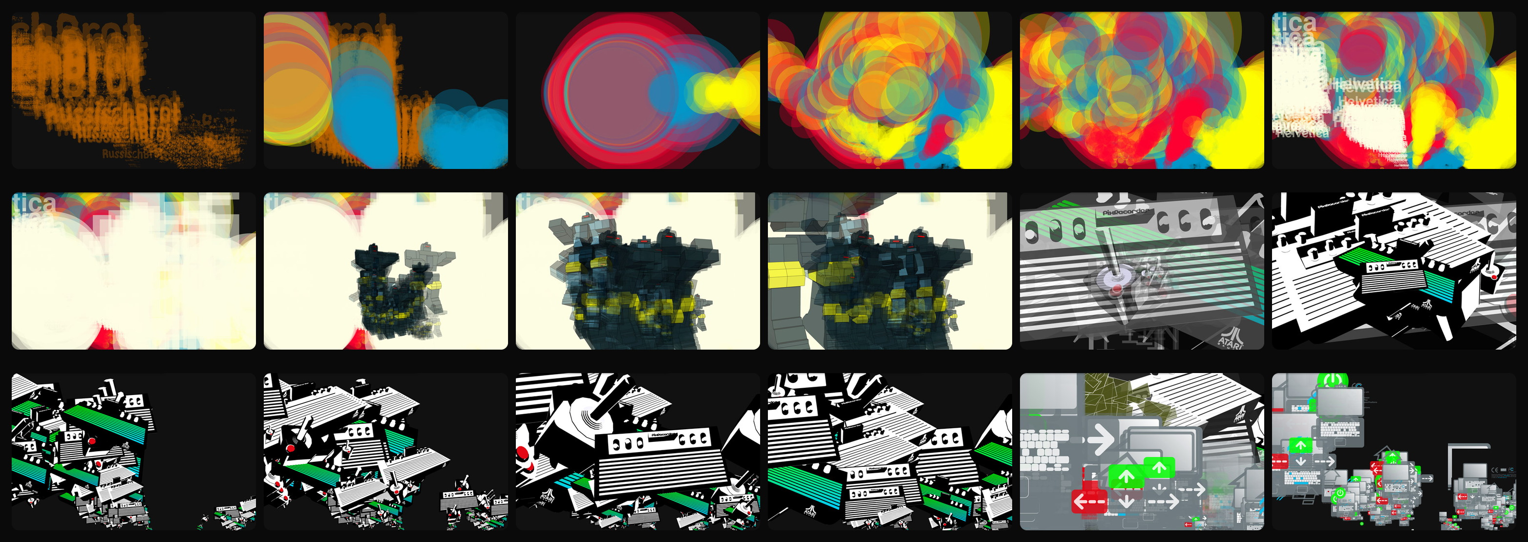 Bildsequenz erzeugt mit PixRecorder im Jahr 2002