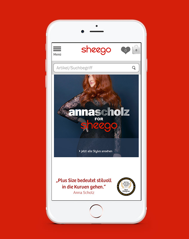 sheego Anna Scholz Webspecial